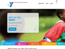 Tablet Screenshot of downtown.metroymca.org